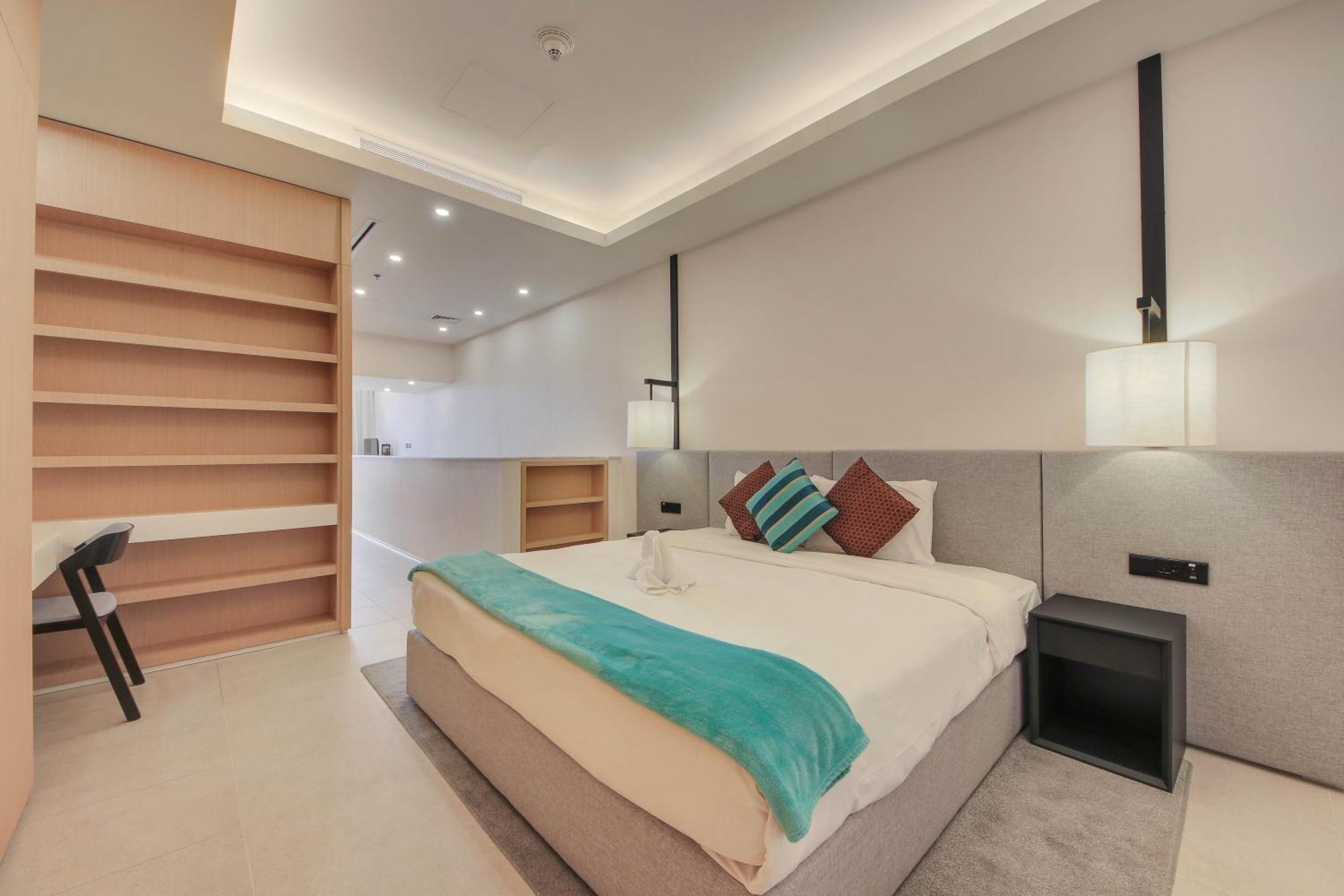 Luxe Getaways Royal Amwaj Palm Jumeirah Resort Apartment Holiday Home Dubai Oda fotoğraf